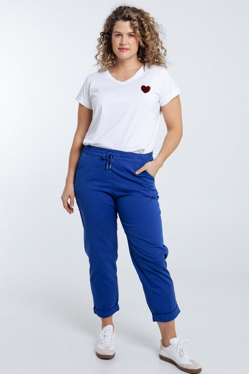 Pantalon chino en coton uni-Paprika-7