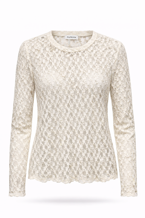 T-shirt van kant-Paprika-2