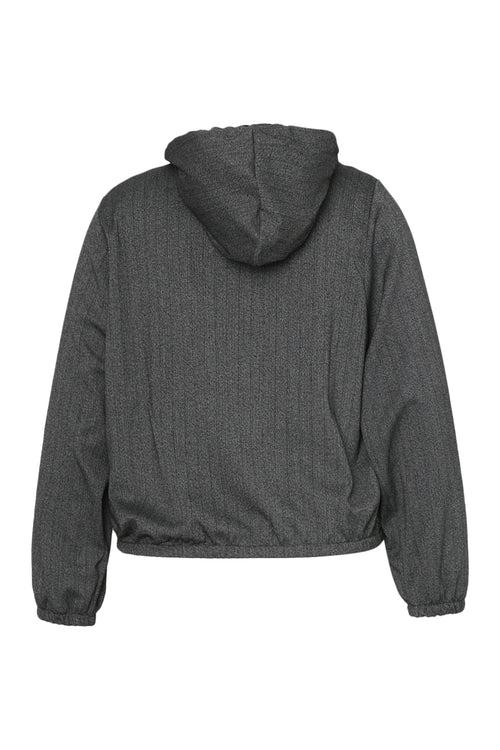 Gemêleerd jasje met capuchon-Paprika-8