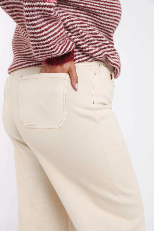 Jeans Elodie L32 effen-Paprika-4