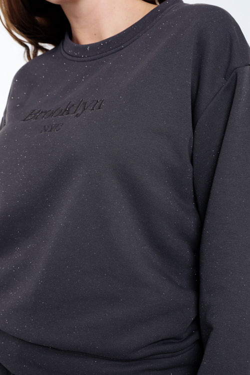 Glitterend sweatshirt-Paprika-4