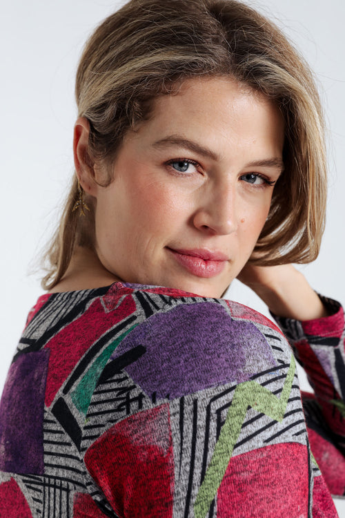 T-shirt met grafische print-Paprika-5