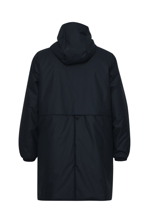 Parka mi-longue légère unie-Paprika-2