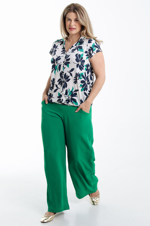 T-shirt imprimé floral-Paprika-7