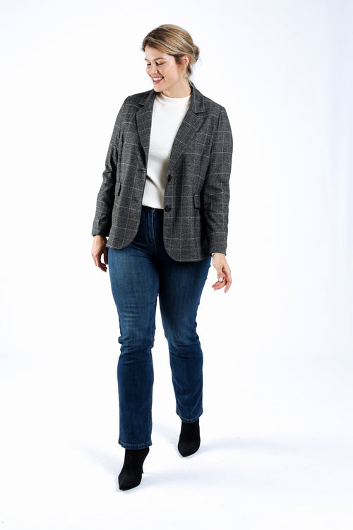 Pull uni avec manches chevrons-Paprika-7