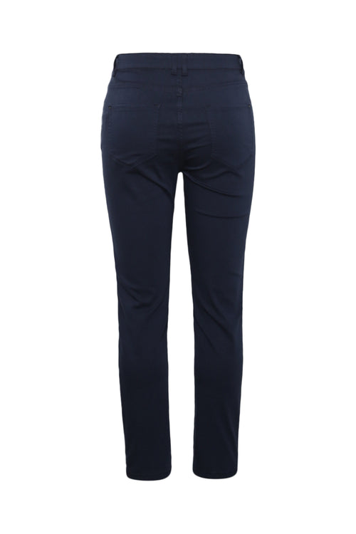 Slim fit broek Louise 7/8-Paprika-1