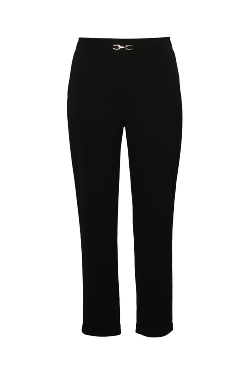 Effen broek met sierdetails-Paprika-1