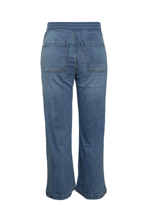 Wijde jegging Lolly 7/8 in denim-Paprika-11