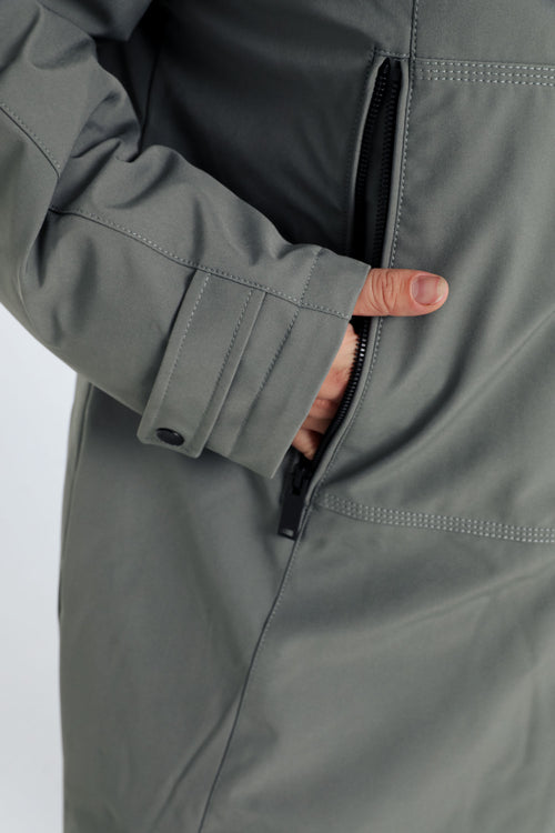 Parka à capuche amovible-Paprika-4