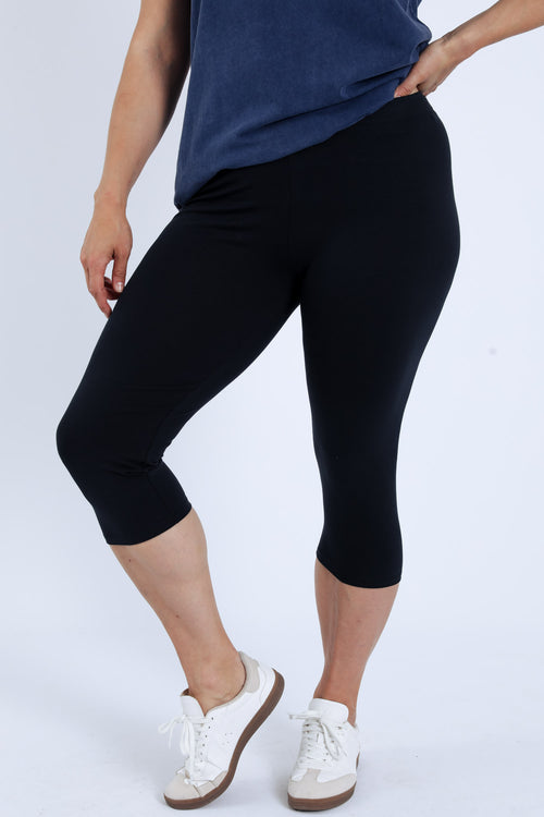 Katoenen unicolour legging-Paprika-2