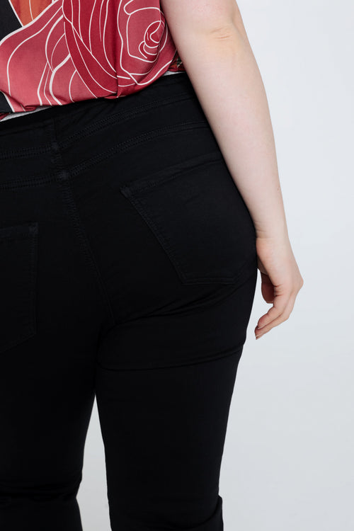 Jegging 3/4 Lolly en coton-Paprika-4