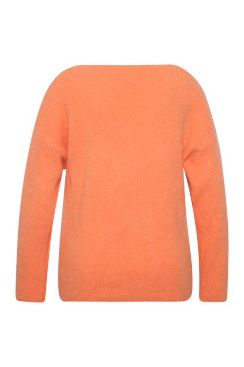 Pull avec alpaga uni-Paprika-8