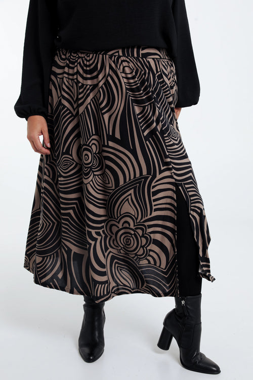 Zwart/Taupe / 40/42-Paprika-1