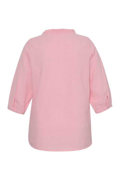 Effen katoenen blouse-Paprika-9