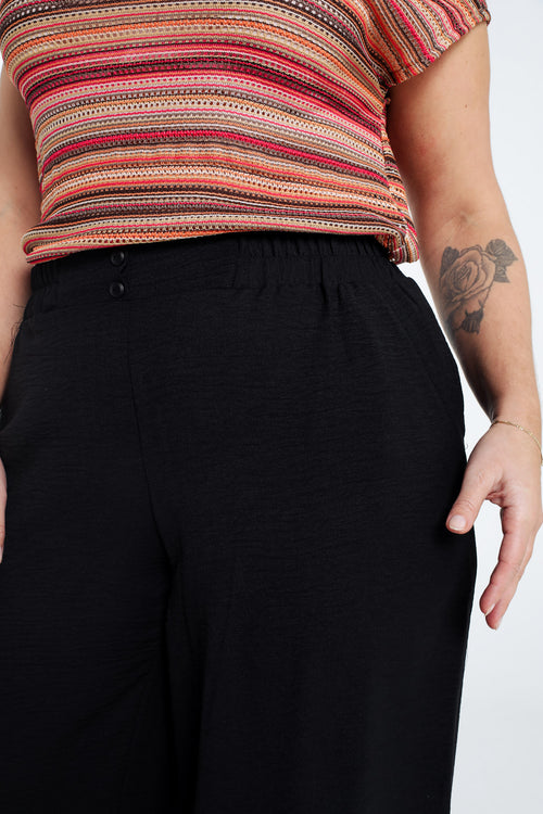 Pantalon fluide uni-Paprika-3