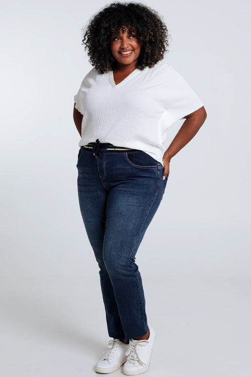 Jegging Lolly L32 slim en denim-Paprika-8