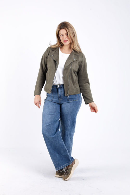 Jasje perfecto suède-effect-Paprika-6