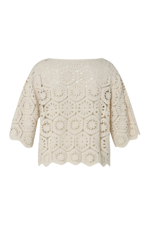 Pull en crochet uni-Paprika-11