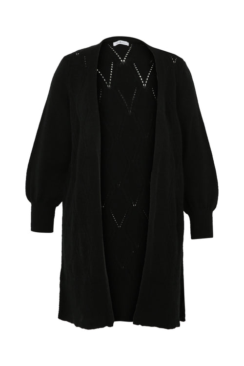 Long cardigan uni-Paprika-10