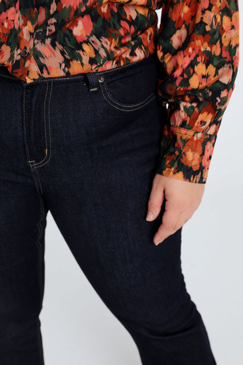 Jeans bootleg Lara L34-Paprika-3