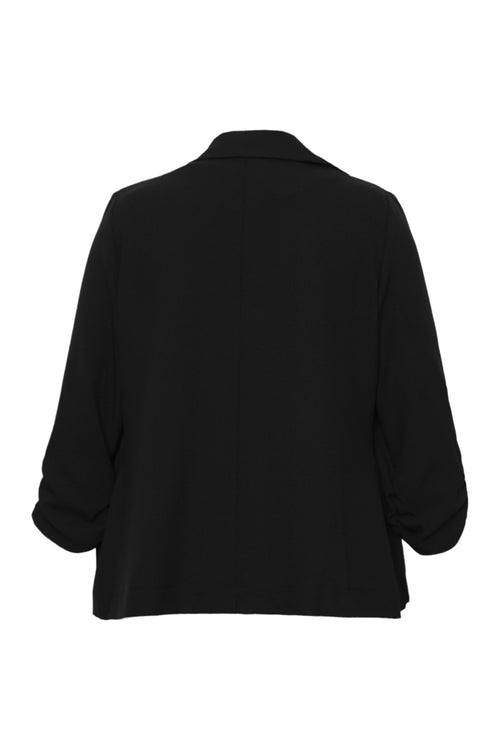 Losse effen blazer-Paprika-8
