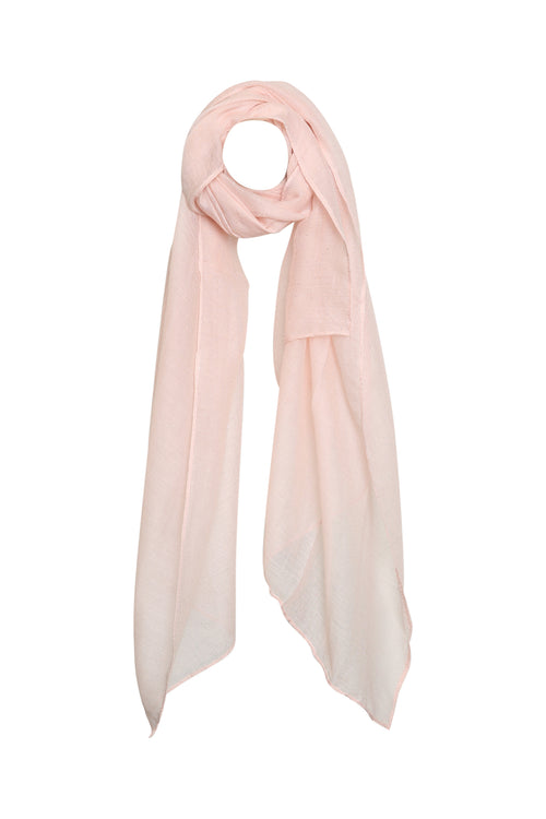 Effen viscose sjaal met glitters-Paprika-1