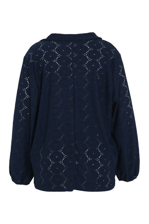 T-shirt uni ajouré-Paprika-11