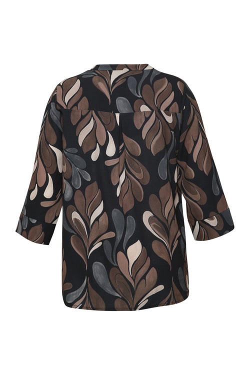 Blouse met grafische print-Paprika-2