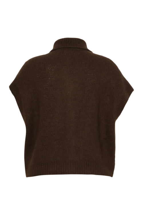 Cardigan court uni-Paprika-8