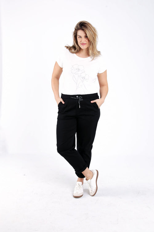 Chino en coton uni-Paprika-9