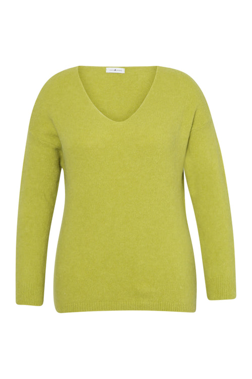Pull avec alpaga uni-Paprika-7