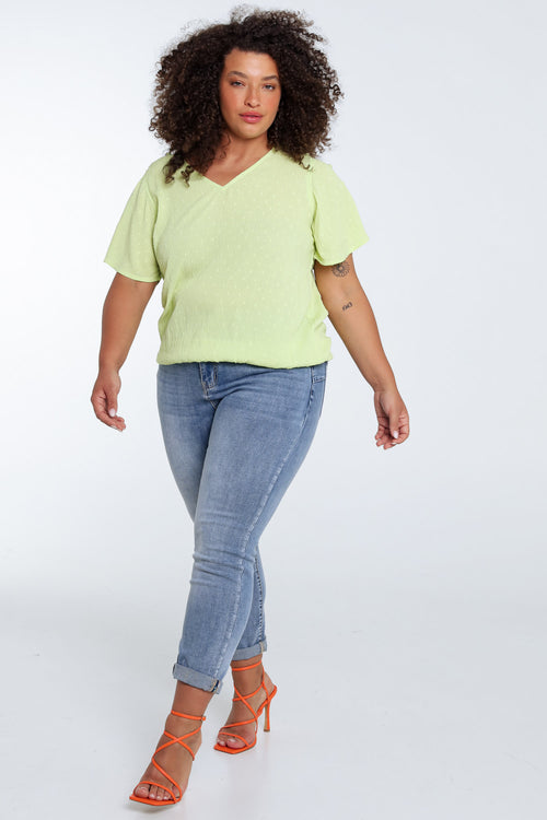 Effen viscose blouse-Paprika-9