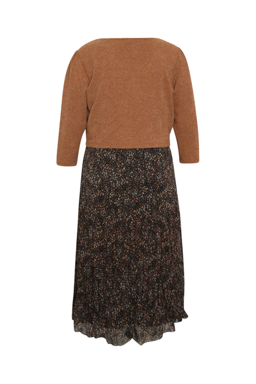 Robe 2 en 1 imprimé floral-Paprika-9