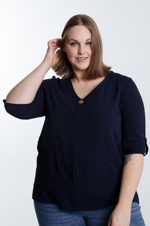 Blouse unie-Paprika-1