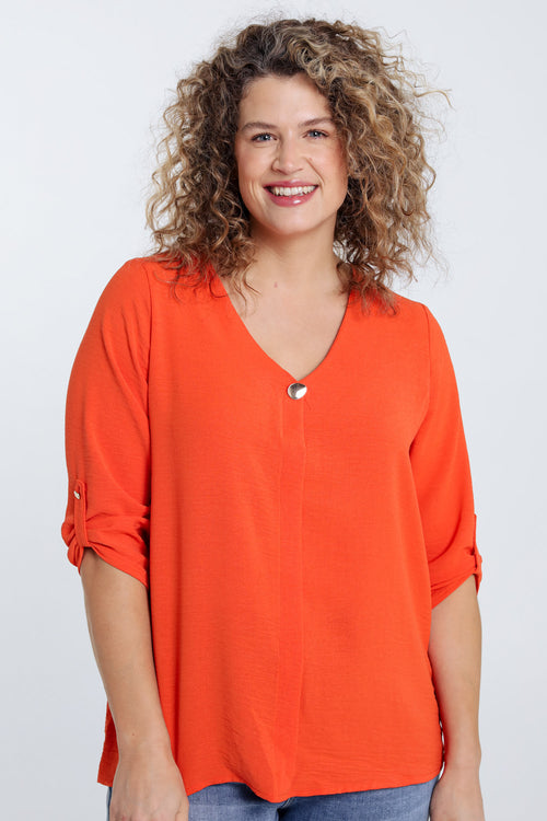 Blouse unie-Paprika-3