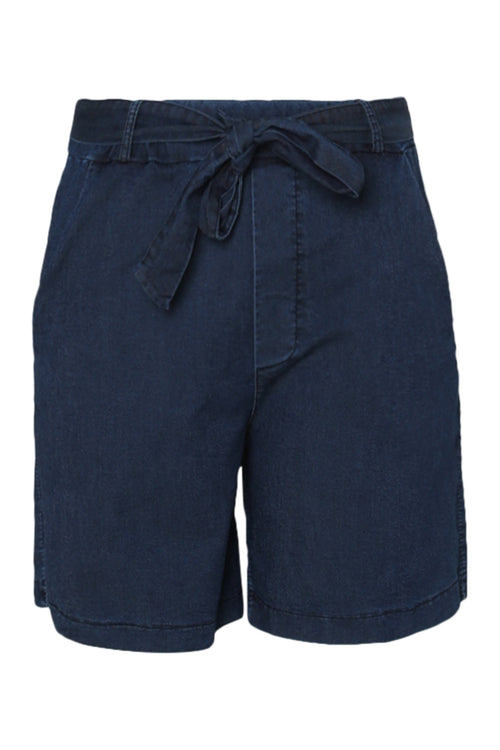 Short in een effen jeans-Paprika-1