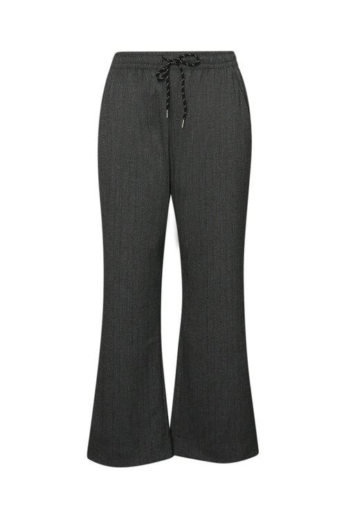 Wijd gemêleerde broek-Paprika-8