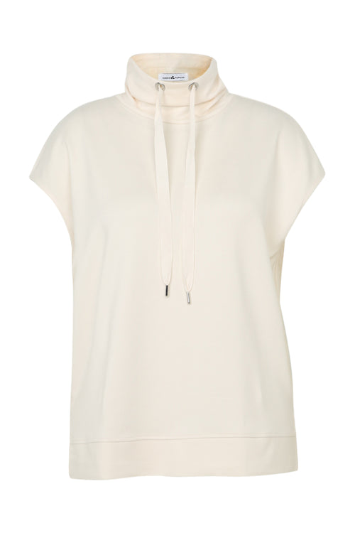 Effen mouwloze trui-Paprika-11