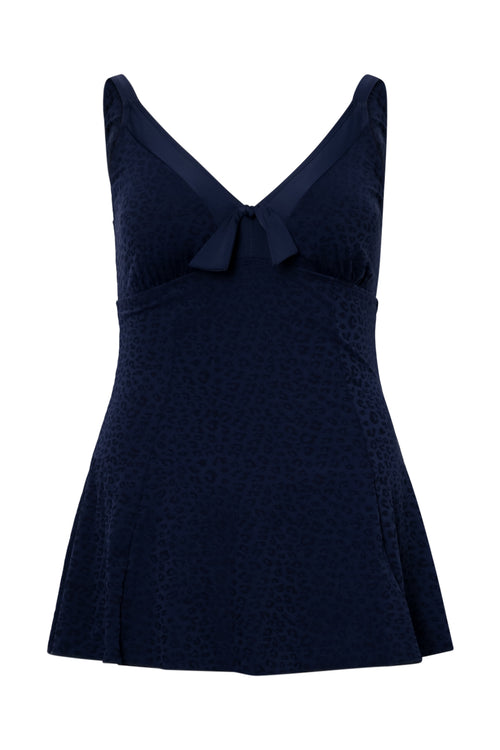 Robe maillot imprimé peau de bête-Paprika-10
