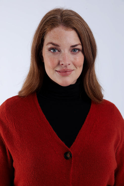 Cardigan uni-Paprika-3