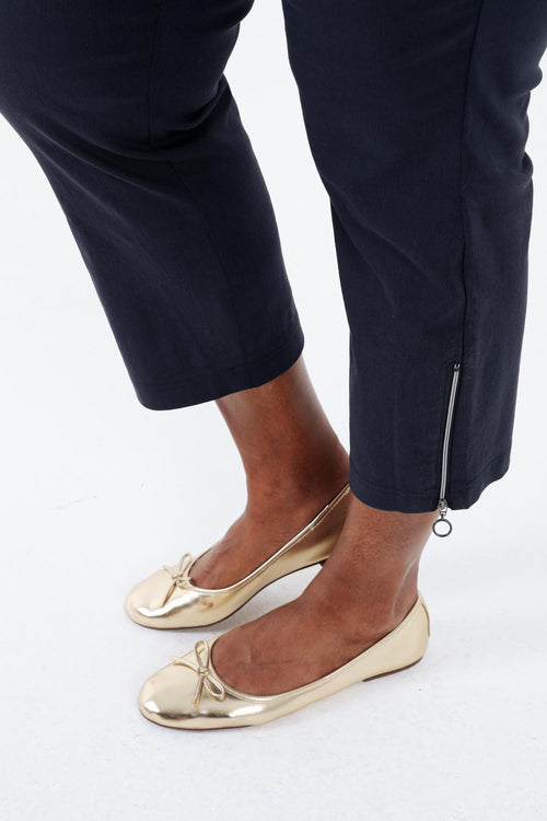Pantalon bengaline 3/4 uni-Paprika-4