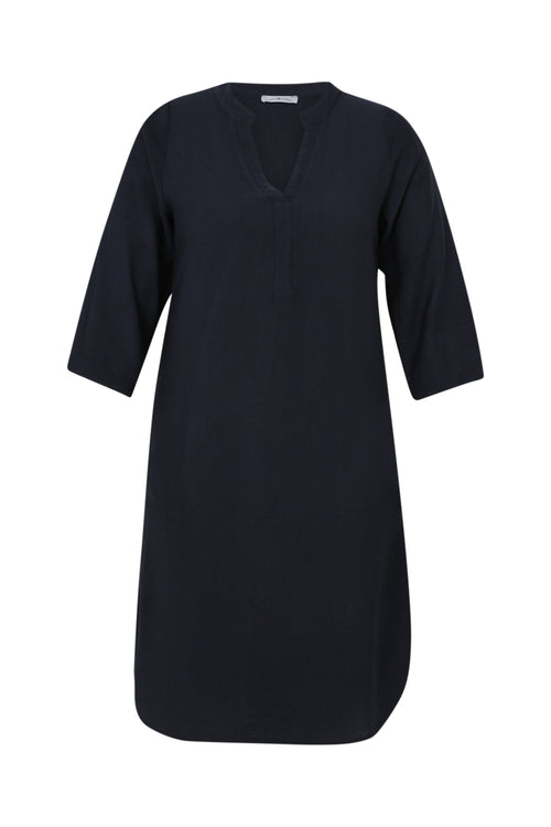 Robe tunique unie-Paprika-10