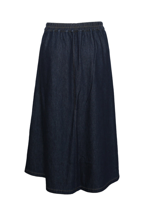 Jupe longue en jean-Paprika-11