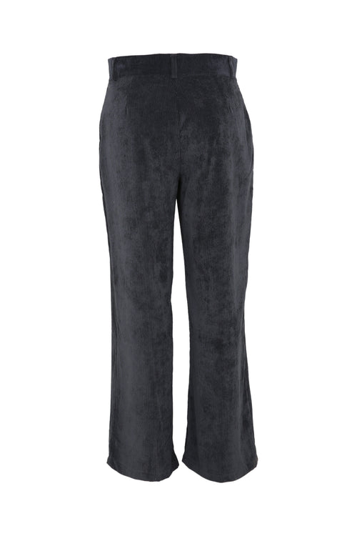 Pantalon large en velours-Paprika-12