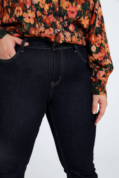 Jeans bootleg Lara L34-Paprika-4