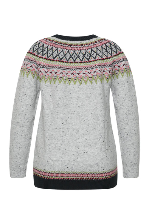 Pull motif jacquard-Paprika-9