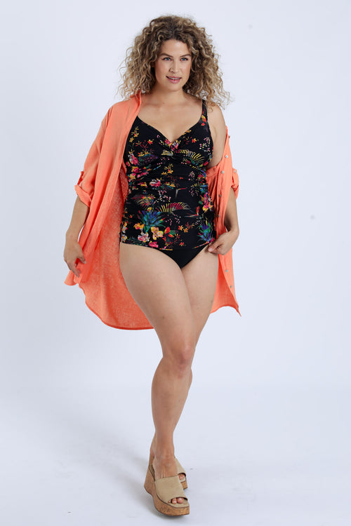 Bas de Tankini uni-Paprika-8