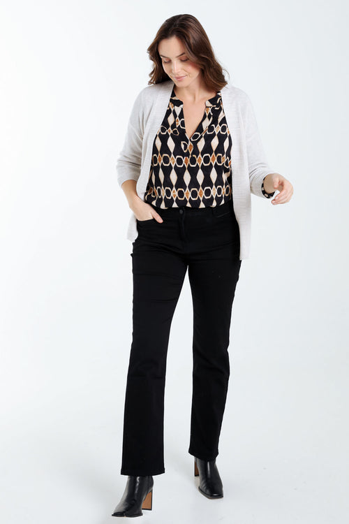 Cardigan en viscose avec lurex-Paprika-9