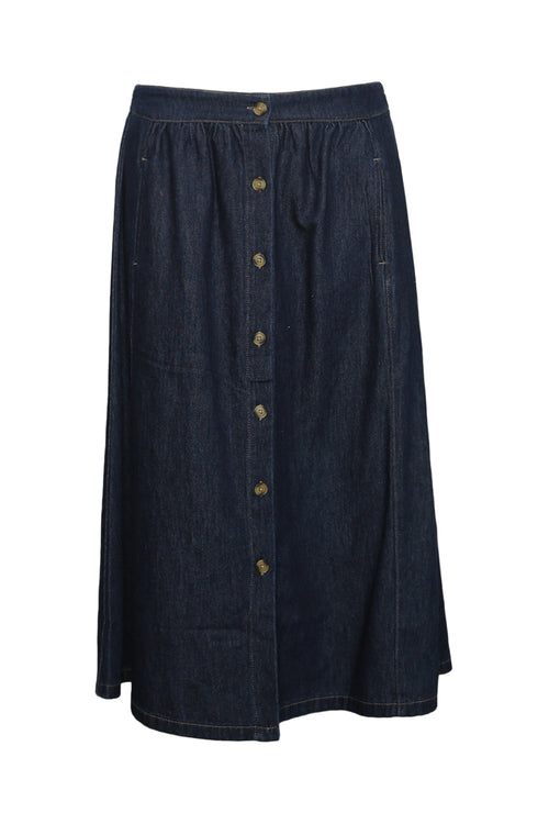 Jupe longue en jean-Paprika-10