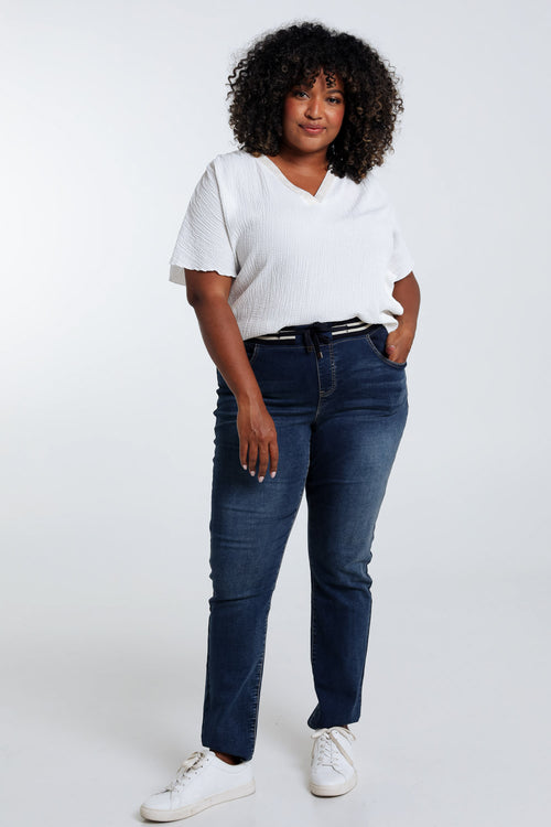 Jegging Lolly L32 slim en denim-Paprika-6